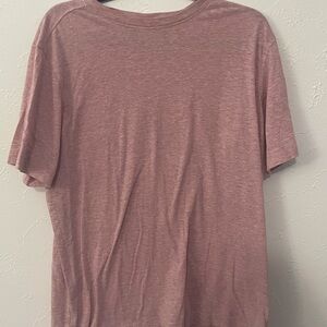 Falls Creek Men's Heathered Pink Short Sleeve Tee